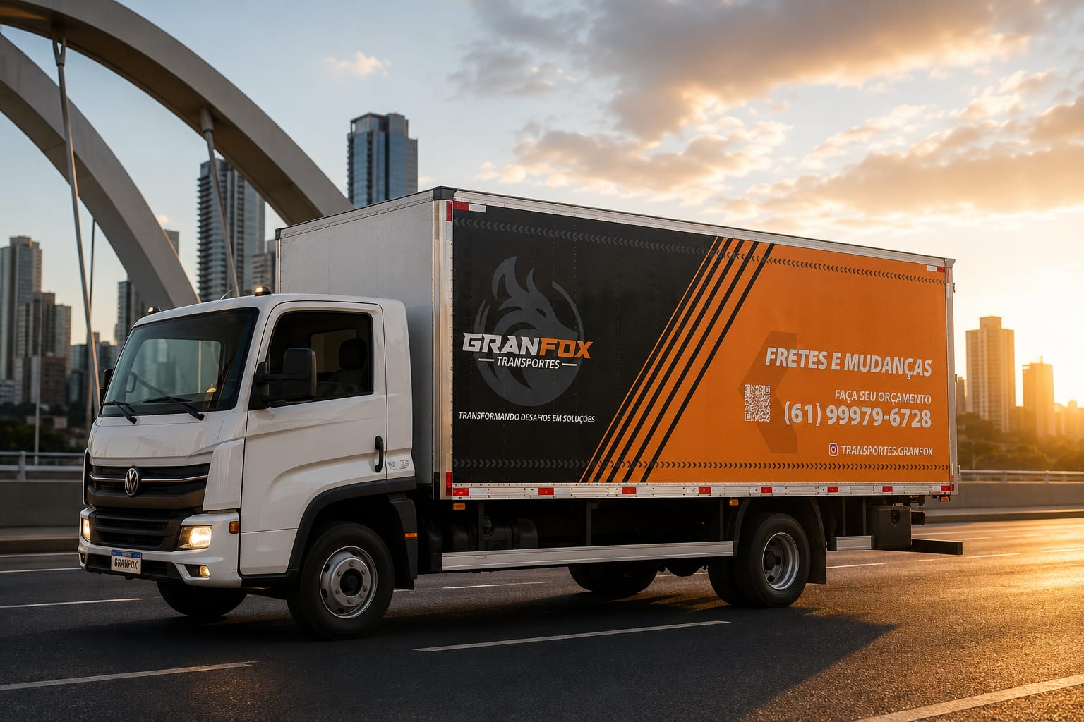 Caminhão GranFox em operação
